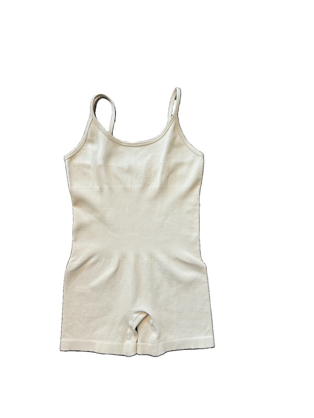 Bodysuit Yoga Workout Romper | Women’s | VINGOSTAR |Medium | Cream